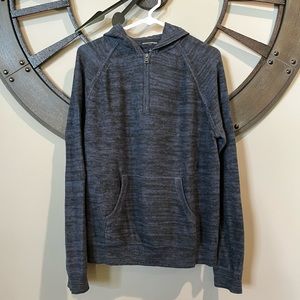 Mens Medium blue Banana Republic hooded sweater